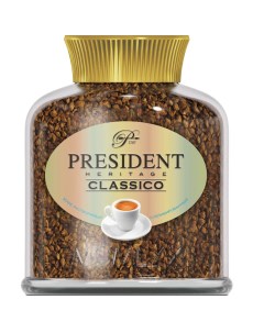 Кофе Classico растворимый 90 г President