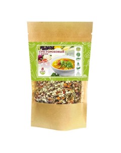 Суп гороховый с пряными овощами и мясом 160 гр Organic food