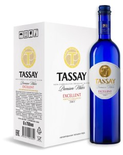 Вода питьевая Еxcellent природная негазированная 6 шт x 0 75 л Tassay