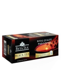 Чай королевское качество черный 25 пакетиков Beta tea