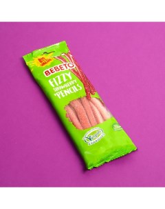 Жевательный мармелад FIZZY STRAWBERRY PENCILS 200 г Bebeto