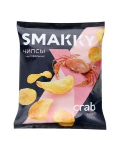 Чипсы картофельные краб 90 г Smakky