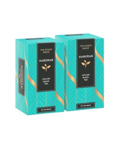 Чай черный цейлонcкий Ceylon Black Tea 2 уп по 25 пакетиков Hanuman