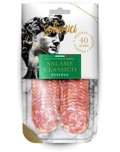 Колбаса сыровяленая Salame Classico полусухая нарезка 70 г Solemici