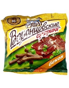 Сухарики ржано пшеничные со вкусом бекон 80 г Воронцовские