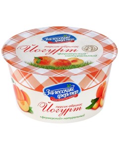 Йогурт фермерский бзмж персик абрикос жир жир 3 5 130 г пл ст россия Залесский фермер