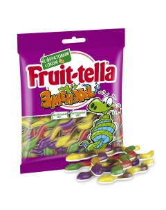 Мармелад жевательный змеи xxl с фруктовым соком 70 г Fruit-tella