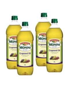 Масло из Виноградных Косточек Grapeseed Oil 2 л 4 шт Monini