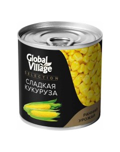 Кукуруза сладкая Selection 340 г Global village