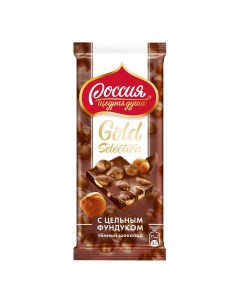 Шоколад Gold Selection темный с фундуком 85 г Россия щедрая душа