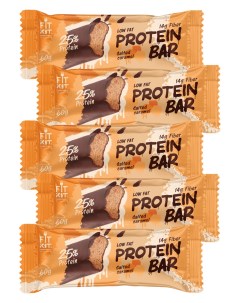 Протеиновый батончик Protein BAR Соленая карамель 5 шт по 60 г Fit kit