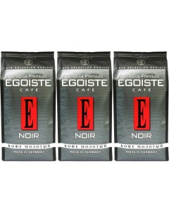 Кофе молотый натуральный Noir 100 арабика 250 г х 3 шт Egoiste