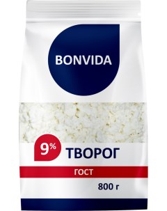 Творог 9 БЗМЖ 800 г Bonvida