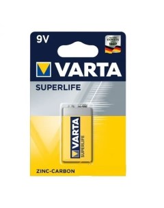 Батарейка крона SUPER HEAVY DUTY 6F22 9 В BL1 Varta