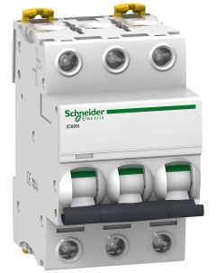 Выключатель автоматический модульный iC60N Acti9 3 поста С 40 А 6 кА Schneider electric