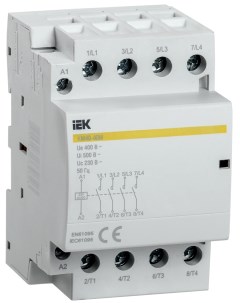 Контактор модульный КМ40 40М AC DC MKK21 40 40 Iek