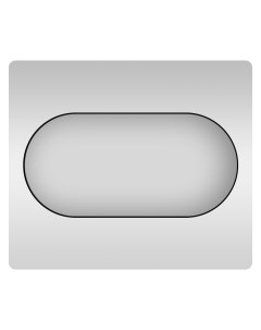 Влагостойкое овальное зеркало 7 Rays Spectrum 172201470 100х55 см Wellsee