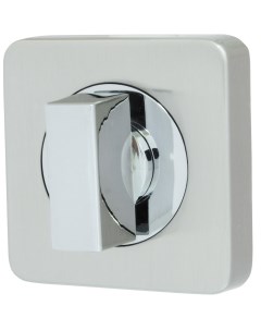 Ручка поворотная WC BOLT BK6 SQ 21CP 8 хром Armadillo