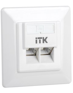 Розетка компьютерная 2 м СП RJ45 кат 5E FTP код CS2 1C5EF 2 1 1 шт Itk