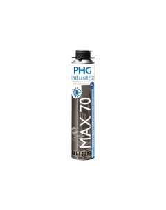 Industrial MAX 70 профессиональная монтажная пена под пистолет 970 ml Winter 612285 Phg