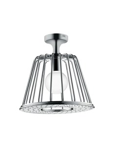 Верхний душ LampShower Nendo 26032000 275мм потолочное подсоединение 1jet хром Axor