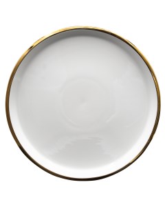 Сервировочная тарелка круглая керамическая белый 27х1 5х27 см MM PLT 117 Marma