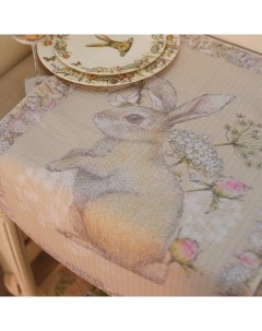Полотенце кухонное Кролик на лужайке Мята