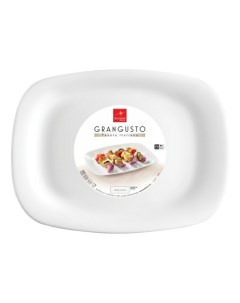 Блюдо сервировочное Grangusto BBQ 33 х 24 см белое Bormioli rocco