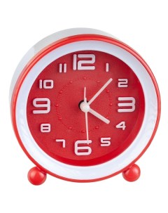 Часы PF TC 007 Quartz часы будильник PF TC 007 круглые диам 10 5 см красные Perfeo