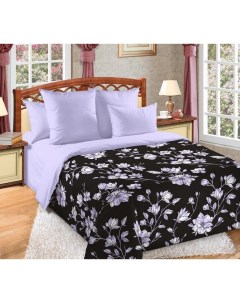 Комплект постельного белья из сатина полутораспальный Южная ночь Текс-дизайн
