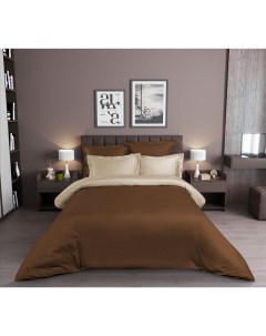 Комплект постельного белья из сатина евро Оникс Текс-дизайн