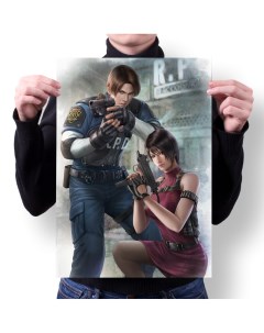 Плакат А4 Принт Resident Evil Резидент Эвил 10 Migom