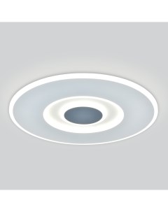 Потолочный светодиодный светильник с ПДУ 90219 1 белый серый Eurosvet