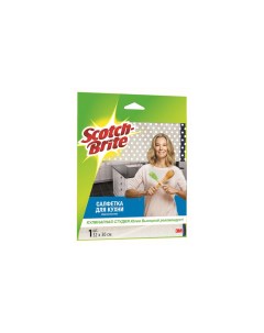 Салфетка для уборки Scotch Brite Микроволоконная для кухни 1 шт 3m