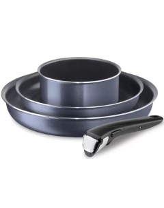 Набор посуды Ingenio Twinkle Grey 16 22 26см 04180850 Tefal