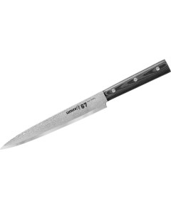 Нож кухонный Для Нарезки 67 DAMASCUS Самура 67 Дамаскус SD67 0045M 195 мм Дам Samura