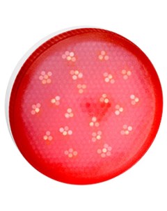 Светодиодная лампа GX53 LED color 8 0W Tablet 220V Red Красный T5TR80ELC Ecola