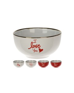 Миска Red New Year Красный Новый год 475мл 1 шт Home collection