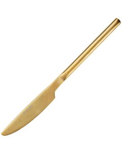 Нож столовый Саппоро бэйсик золотой L 22 см 6 шт 3112878 Kunstwerk