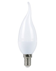 Светодиодная матовая лампа LED Свеча на ветру Smart Buy SBL C37Tip 07 40K E14 Smartbuy