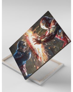 Картина на холсте Iron Man Железный человек 30x40 Сувенирshop