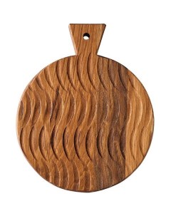 Доска для подачи с ручкой 5см D 240мм 4090722 Ppwood