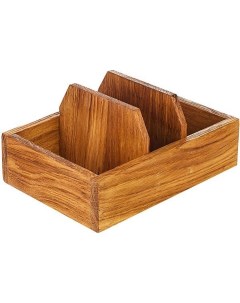 Органайзер 3 секции дуб 21х15 см 4150851 Ppwood