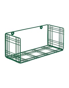 Полка прямоугольная коллекция Тartan 30х12х12 5 см цвет зеленый Moroshka