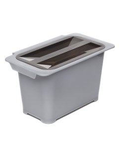 Контейнер для мусора Eta 5 Metallic Grey Navako