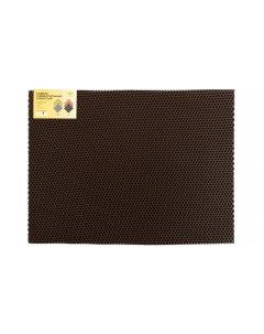 Универсальный ева коврик Eco cover Соты 50 х 67 см коричневый Nobrand