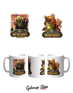 Кружка Компьютерная игра World Of Warcraft WoW Варкрафт 330 мл Сувенирshop