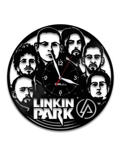 Часы из виниловой пластинки Linkin Park (c) vinyllab