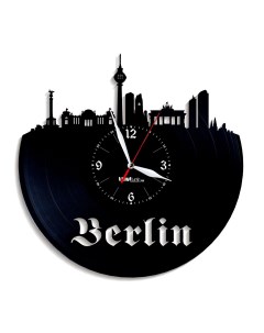 Часы из виниловой пластинки Берлин (c) vinyllab