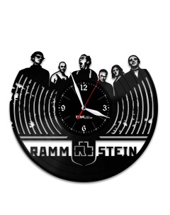 Часы из виниловой пластинки Rammstein (c) vinyllab